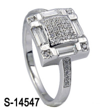 El último anillo de bodas de plata de la joyería de la manera 925 (S-14547. JPG)